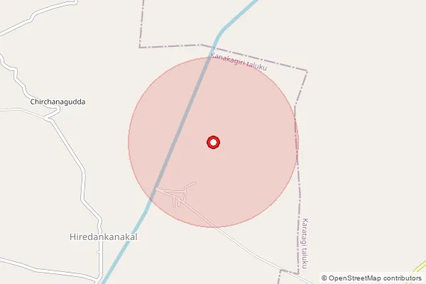 Map showing approximate area covered by Pincode 686634 — Kurichithanam Bo, Kottayam