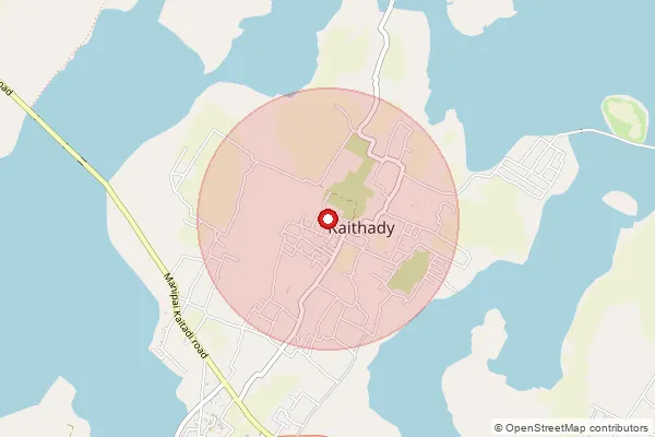 Map showing approximate area covered by Pincode 689614 — Edappavoor Bo, Pathanamthitta