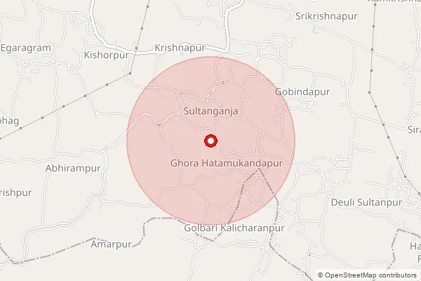 పిన్‌కోడ్ 700010 — Beleghata Head Office, Kolkata ద్వారా కవర్ చేయబడిన సుమారు ప్రాంతాన్ని చూపే మ్యాప్
