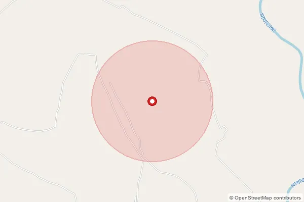 Map showing approximate area covered by Pincode 700111 — Ghola Bo, 24 Paraganas North