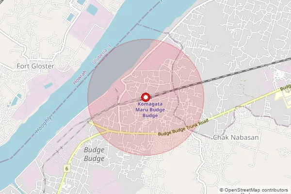 Map showing approximate area covered by Pincode 700137 — Bawali Chandipur Bo, 24 Paraganas South