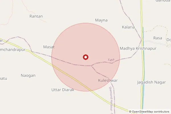Map showing approximate area covered by Pincode 700146 — Kodalia So, 24 Paraganas South