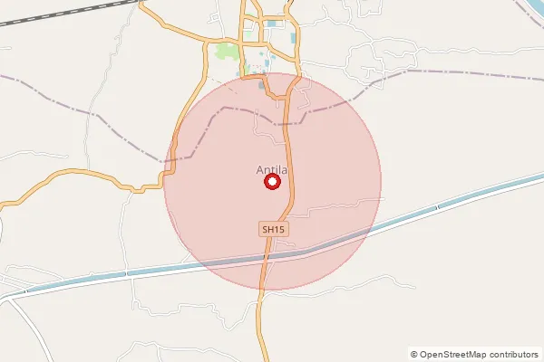 Map showing approximate area covered by Pincode 711312 — Bachhri Bo, Howrah