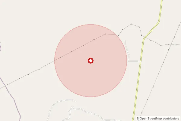 Map showing approximate area covered by Pincode 711412 — Raichak Bo, Howrah