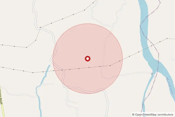 Map showing approximate area covered by Pincode 712415 — Saidpur So Hooghly, Hooghly