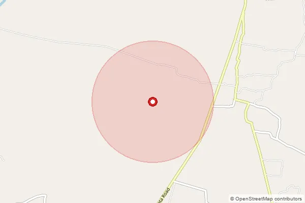 Map showing approximate area covered by Pincode 712417 — Bonhijli Bo, Hooghly