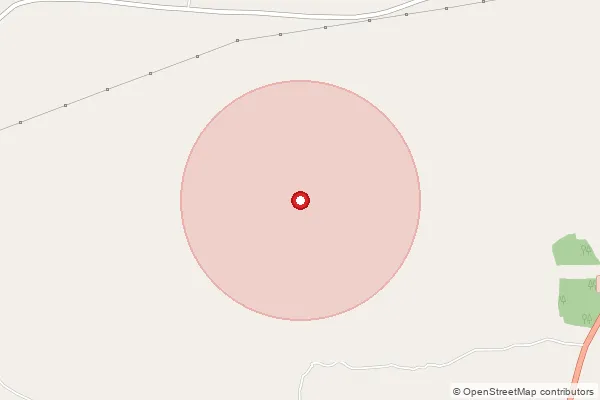 Map showing approximate area covered by Pincode 712612 — Mandaran Bo, Hooghly