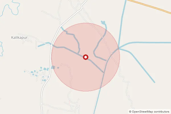 Map showing approximate area covered by Pincode 713131 — Kasemnagar So, Purba Bardhaman