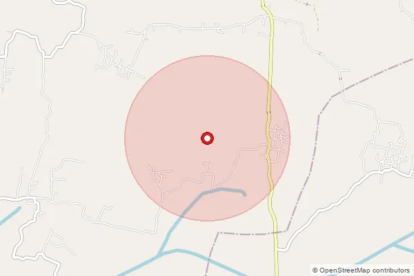 Map showing approximate area covered by Pincode 713370 — Ningha So, Paschim Bardhaman