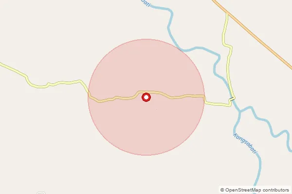 Map showing approximate area covered by Pincode 721146 — Kalara Bo, Medinipur West