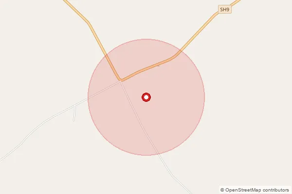 Map showing approximate area covered by Pincode 721159 — Nayagram Bo, Jhargram