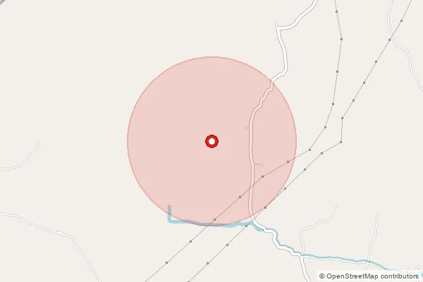 Map showing approximate area covered by Pincode 721161 — Mohar So, Medinipur West