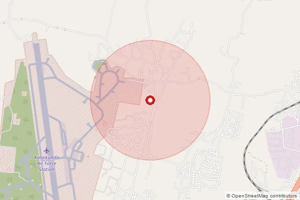 Map showing approximate area covered by Pincode 721301 — Palshya Bo, Medinipur West