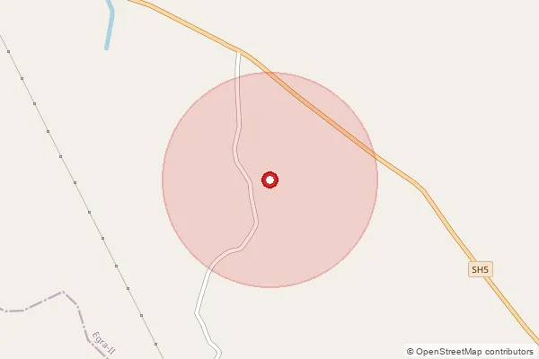 Map showing approximate area covered by Pincode 721422 — Astichak Bo, Medinipur East