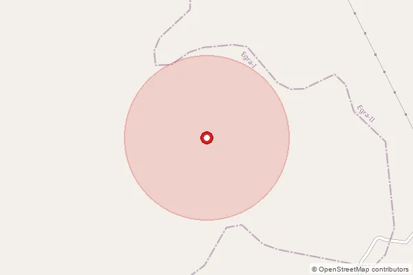 Map showing approximate area covered by Pincode 721429 — Barida Bazar Bo, Medinipur East