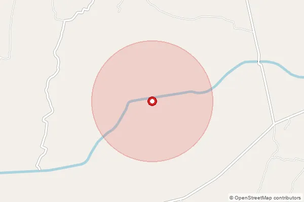 Map showing approximate area covered by Pincode 721442 — Bankiput Bo, Medinipur East