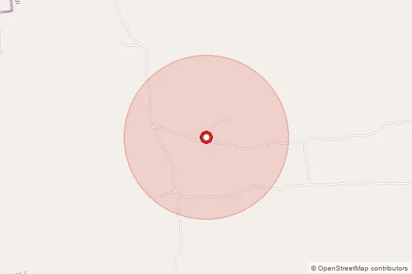 Map showing approximate area covered by Pincode 721446 — Sahara Bo, Medinipur East