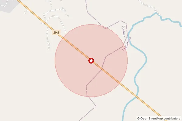 Map showing approximate area covered by Pincode 721450 — Dakshin Dauki Bo, Medinipur East