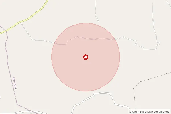 Map showing approximate area covered by Pincode 721641 — Jasora Bo, Medinipur East