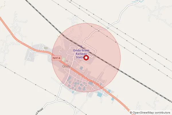 Map showing approximate area covered by Pincode 722144 — Makorkole Bo, Bankura