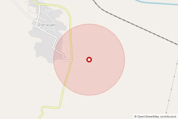 Map showing approximate area covered by Pincode 722206 — Akhrasole Bo, Bankura