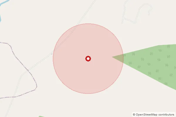 Map showing approximate area covered by Pincode 723131 — Bamni Bo, Purulia