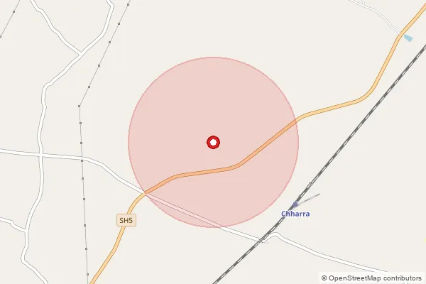 Map showing approximate area covered by Pincode 723147 — Dumdumi Bo, Purulia