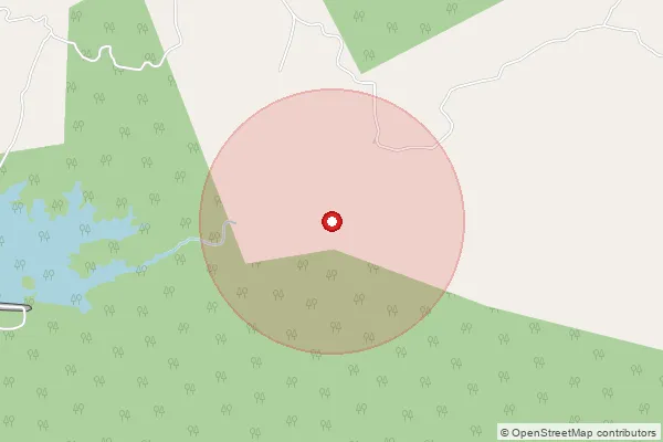Map showing approximate area covered by Pincode 723152 — Ajodhya Hill Bo, Purulia