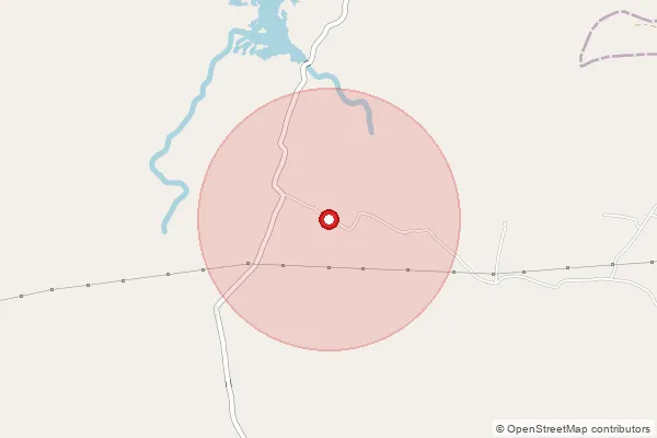 Map showing approximate area covered by Pincode 723156 — Murardih So, Purulia