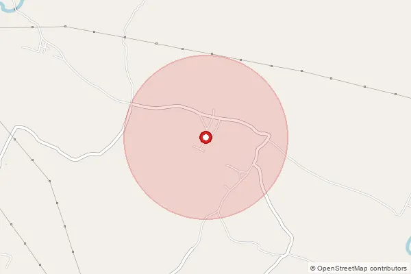 Map showing approximate area covered by Pincode 723212 — Gagi Bo, Purulia