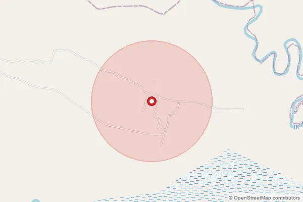 Map showing approximate area covered by Pincode 731241 — Dunigram Bo, Birbhum