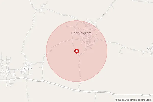 Map showing approximate area covered by Pincode 731301 — Charkolgram Bo, Birbhum
