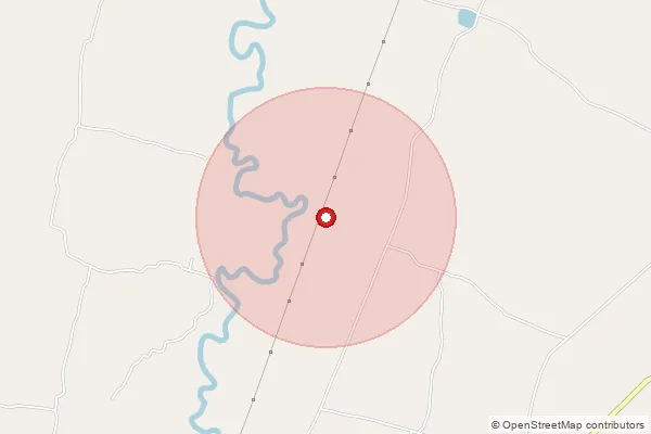Map showing approximate area covered by Pincode 733210 — Dehar Bo, Dinajpur Uttar