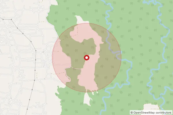 Map showing approximate area covered by Pincode 734007 — Bhaktinagar So, Jalpaiguri