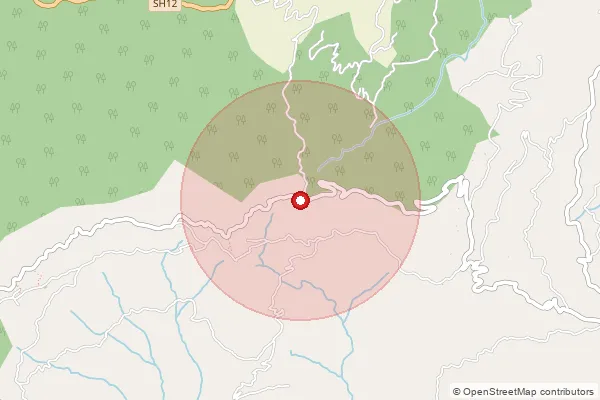 Map showing approximate area covered by Pincode 734222 — Takdah So, Darjeeling