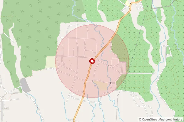 Map showing approximate area covered by Pincode 734423 — Nipania Bo, Darjeeling