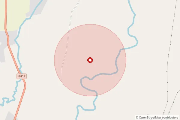 Map showing approximate area covered by Pincode 735216 — Alinagar Bo, Alipurduar