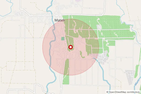 Map showing approximate area covered by Pincode 735223 — Indong Bo, Jalpaiguri