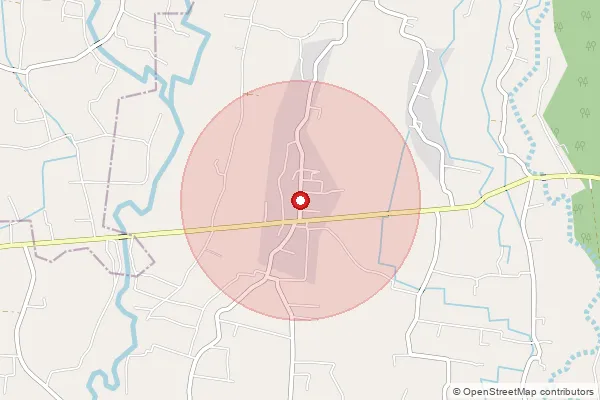 Map showing approximate area covered by Pincode 735233 — Garialtari Bo, Jalpaiguri