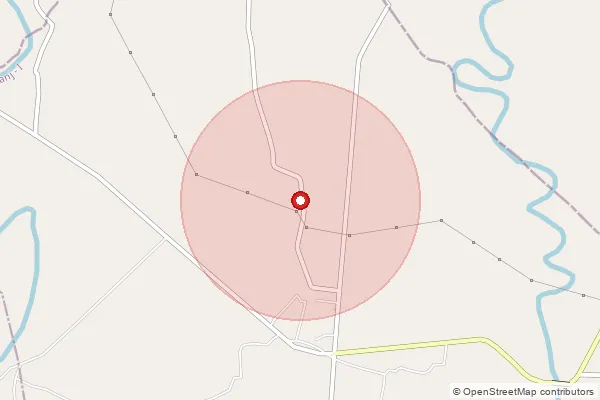 Map showing approximate area covered by Pincode 736156 — Nilkuthi So, Coochbehar