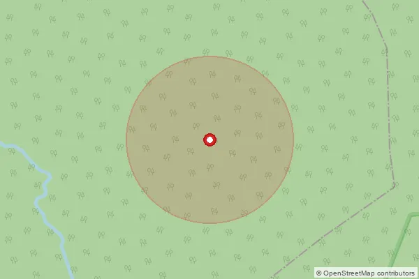 Map showing approximate area covered by Pincode 736169 — Kuchni Bo, Coochbehar