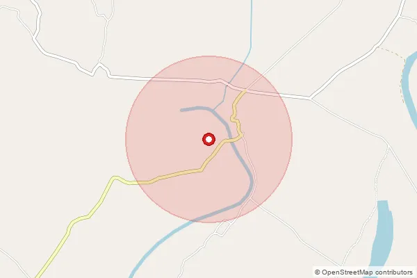 Map showing approximate area covered by Pincode 741164 — Tilakpur Bo, Nadia