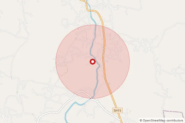 Map showing approximate area covered by Pincode 742101 — Berhampore Wb Ho, Murshidabad