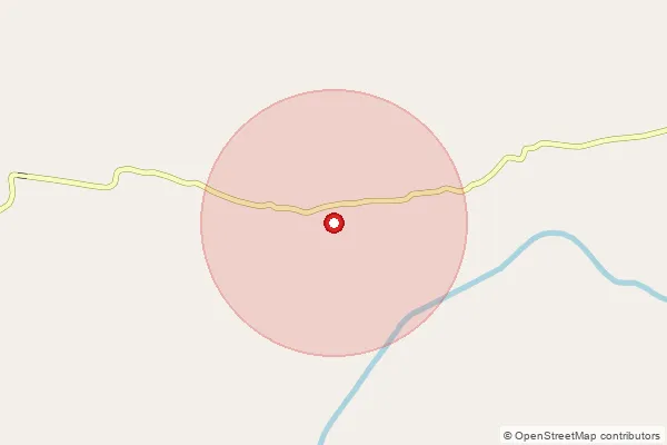Map showing approximate area covered by Pincode 742161 — Godda Sighari Bo, Murshidabad