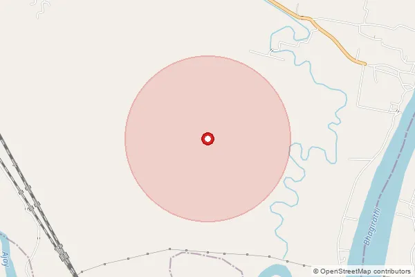 Map showing approximate area covered by Pincode 742166 — Sahazadpur Bo, Murshidabad