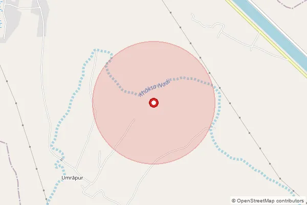 Map showing approximate area covered by Pincode 742202 — Bahagalpur Bo, Murshidabad
