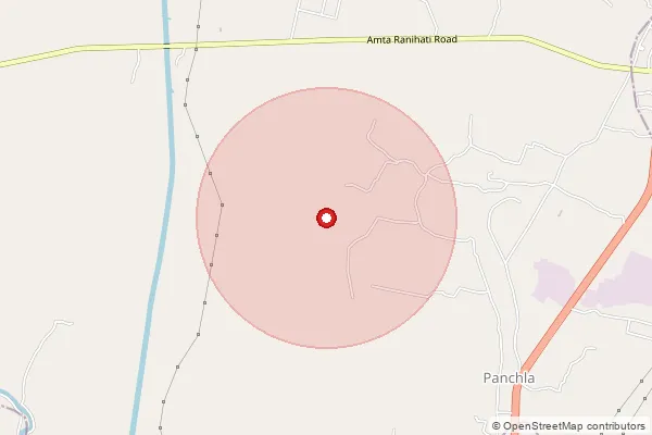 Map showing approximate area covered by Pincode 743336 — Anwarpur Bo, 24 Paraganas South