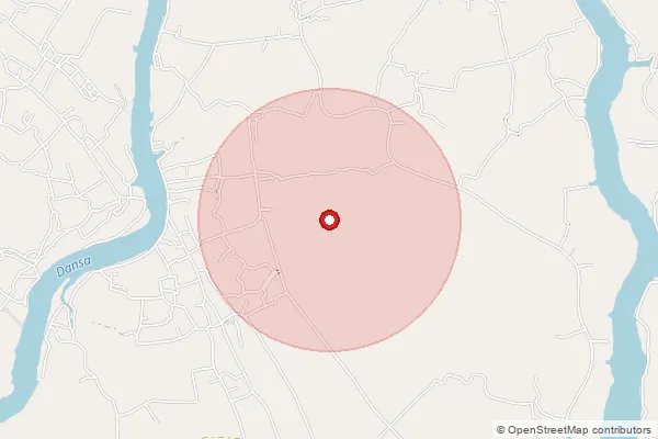 Map showing approximate area covered by Pincode 743426 — Ichhapur Abad Bo, 24 Paraganas North