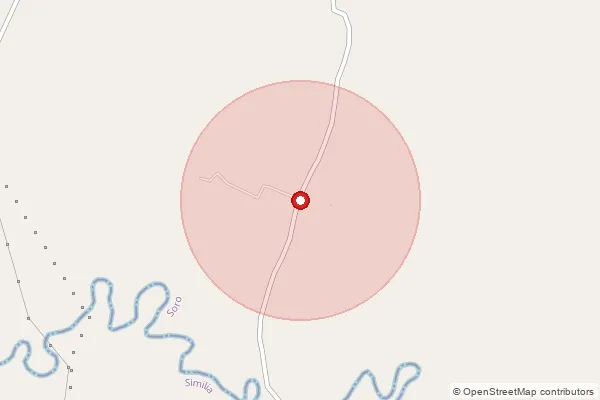 Map showing approximate area covered by Pincode 756055 — Ghasua B.O, Baleshwar