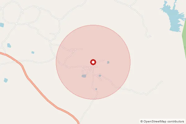 Map showing approximate area covered by Pincode 759021 — Rasol S.O, Dhenkanal